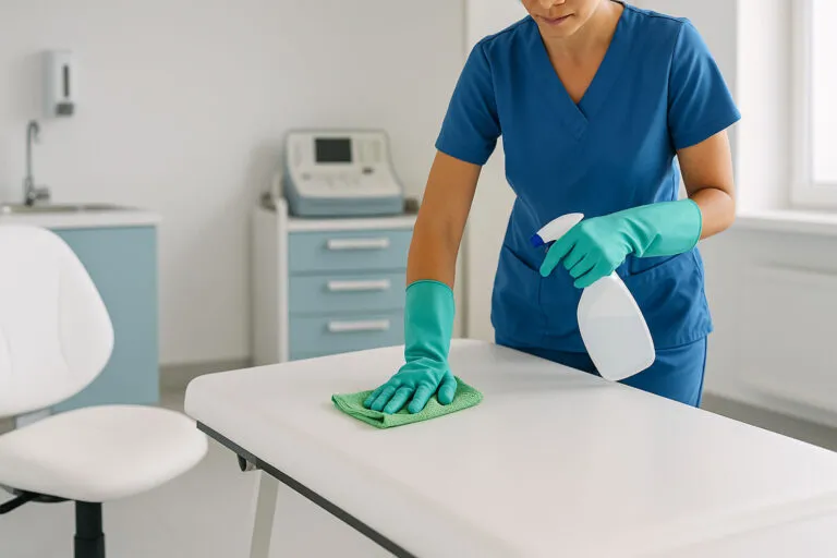 Medical Centre being cleaned by professional commercial cleaning service
